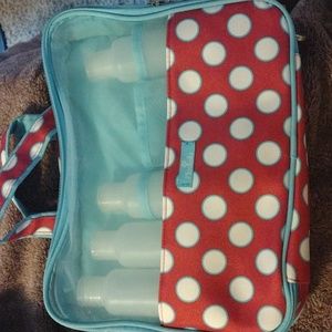 New without tag Modella traveling bag 4 bottles never used
